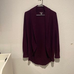 Plum Eddie Bauer cardigan